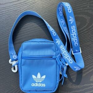 adidas Royal Blue Crossbody Phone Bag with White Logo